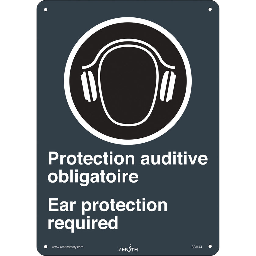 Ear Protection / Protection Auditive CSA Standard Safety Sign, 14