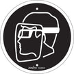 Face Protection Required CSA Standard Safety Sign, 6
