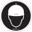 Hardhat Protection Required CSA Standard Safety Sign, 6