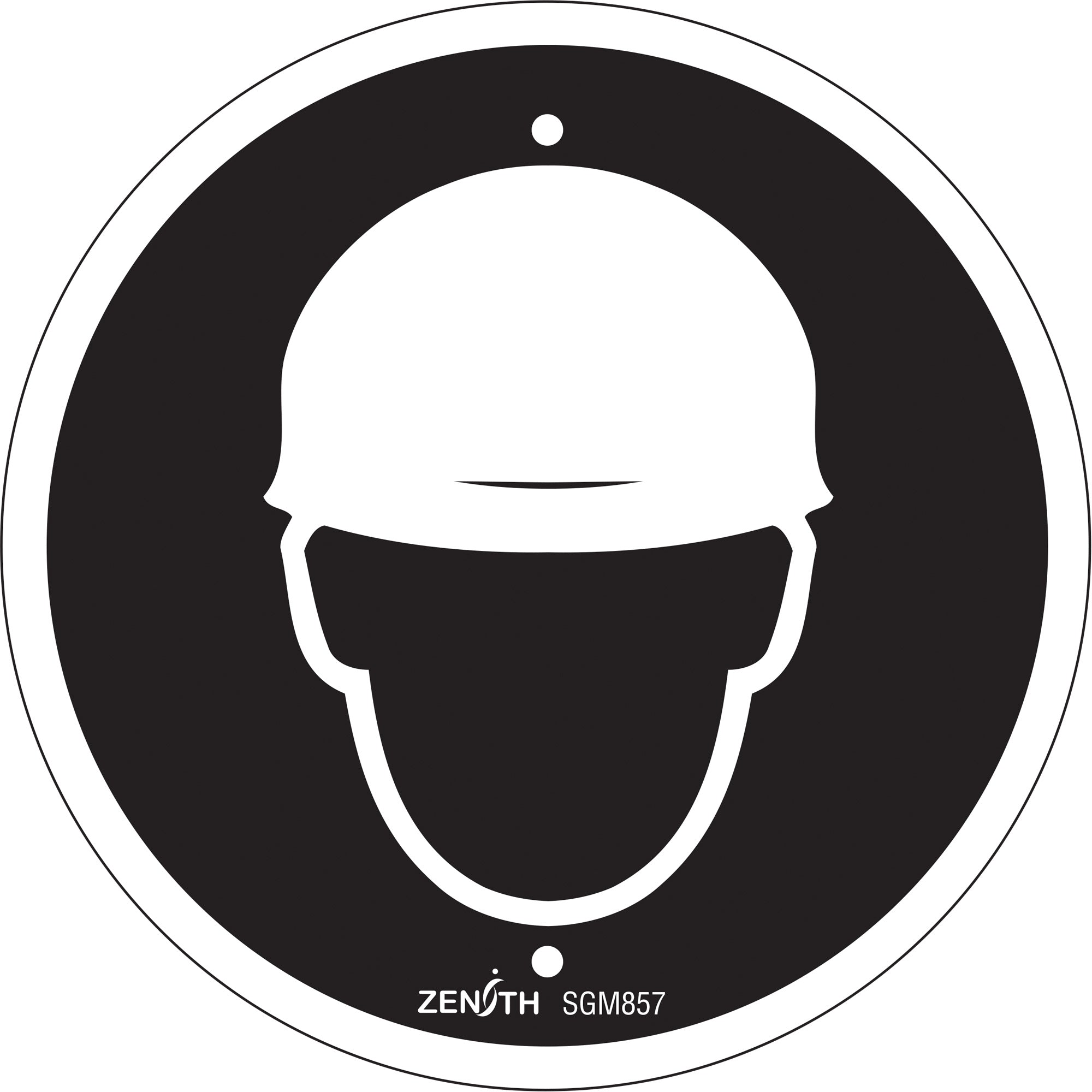 Hardhat Protection Required CSA Standard Safety Sign, 6