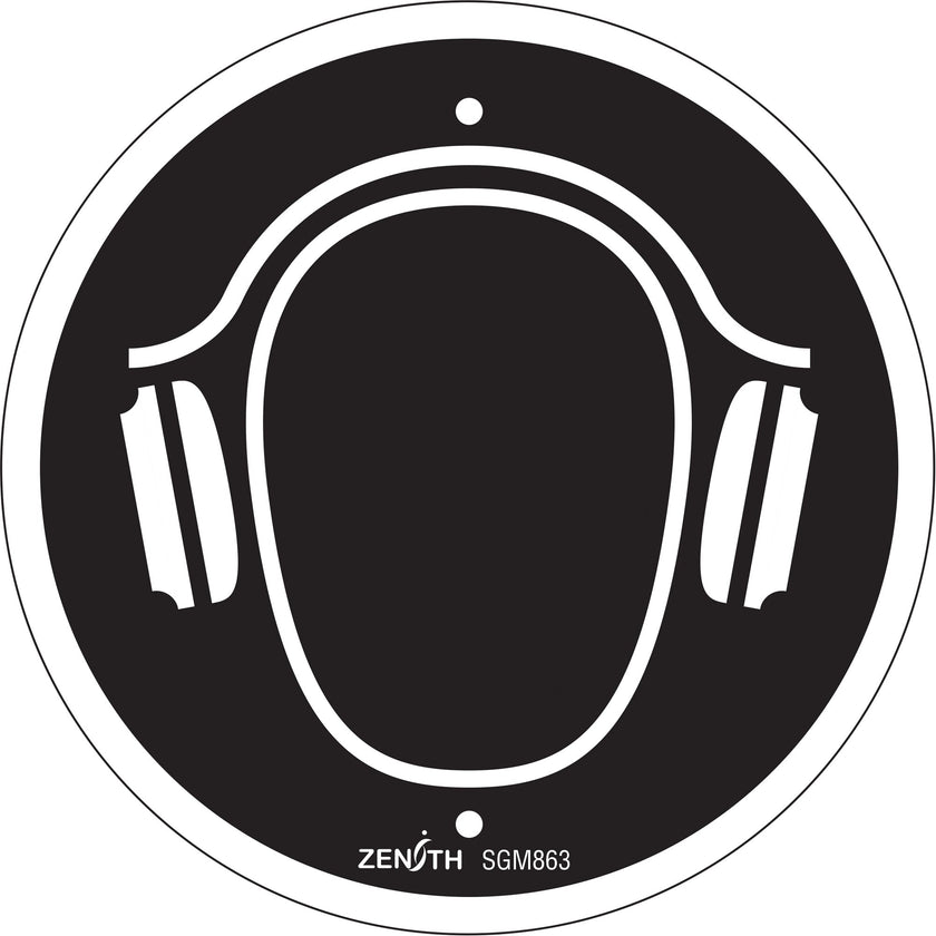 Hearing Protection Required CSA Standard Safety Sign, 6