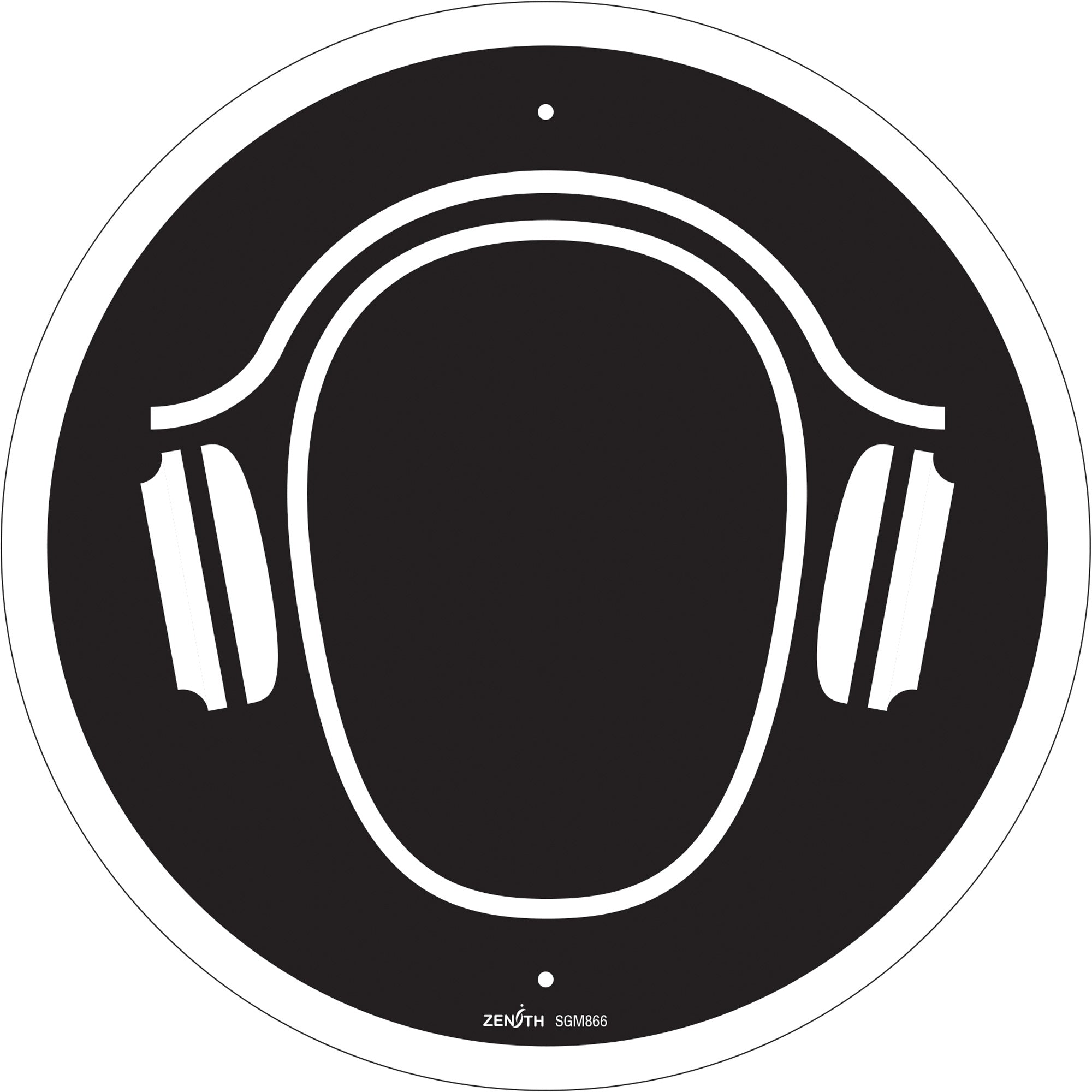 Hearing Protection Required CSA Standard Safety Sign, 12