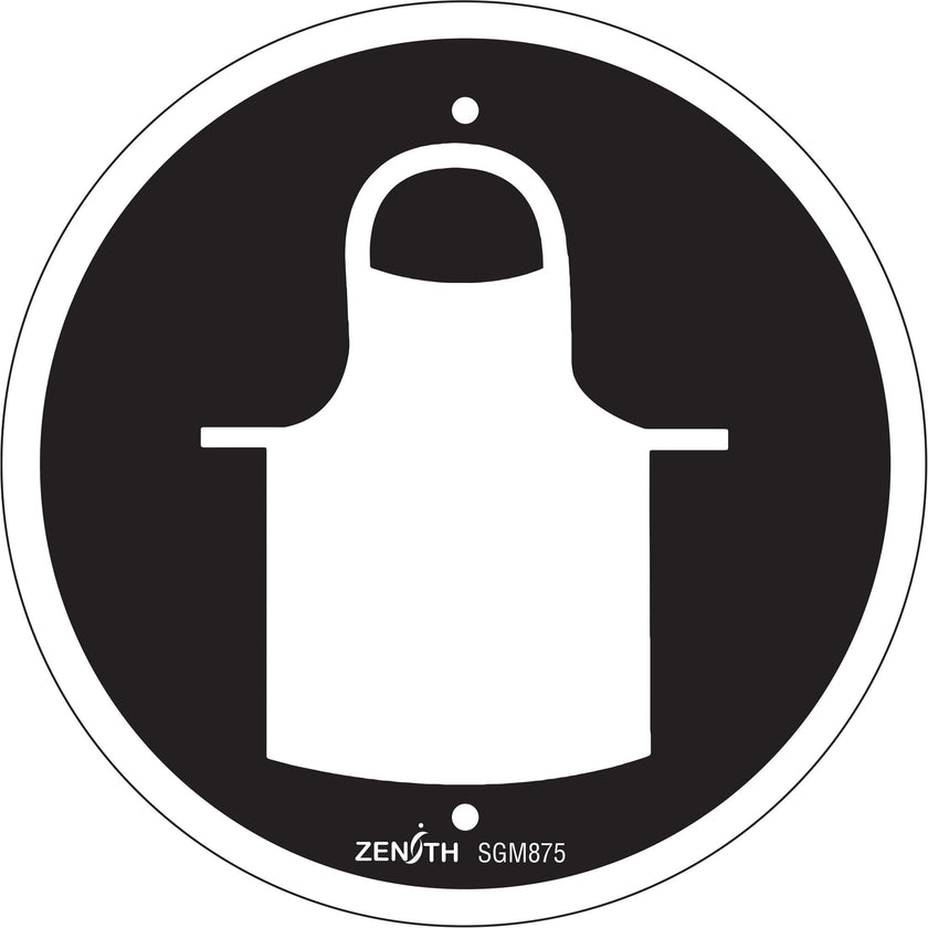 Panneau de sécurité de protection vestimentaire conforme à la norme CSA, 15 x 15 cm, plastique, pictogramme