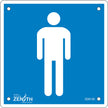 Panneau de sécurité CSA standard pour hommes, 15 x 15 cm, plastique, pictogramme