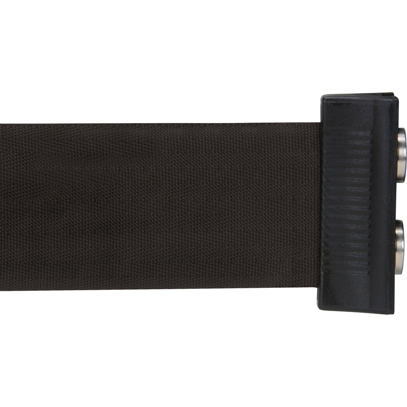 Magnetic Tape Cassette for Build-Your-Own Crowd Control Barrier, 7', Black Tape