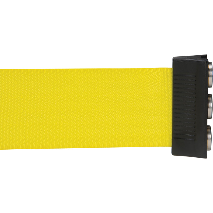 Ruban adhésif magnétique pour barrière de contrôle de foule à assembler soi-même, 12 pieds, ruban jaune.