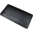Tapis anti-fatigue, motif en losange, 50 x 97 cm x 1,9 cm, noir, polyuréthane