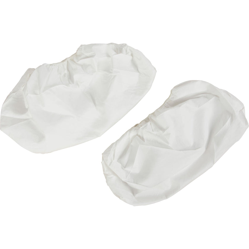 Shoe Covers, One Size, Microporous, White