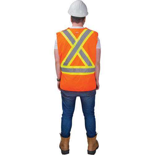 Veste de géomètre à haute visibilité conforme à la norme CSA