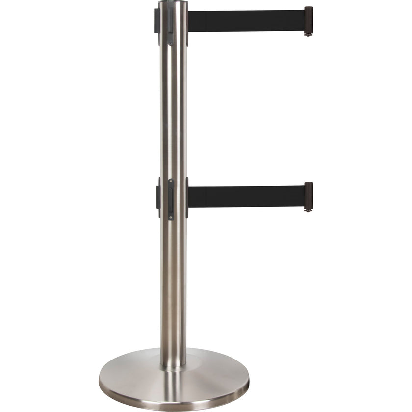Barrière de contrôle de foule à double ceinture