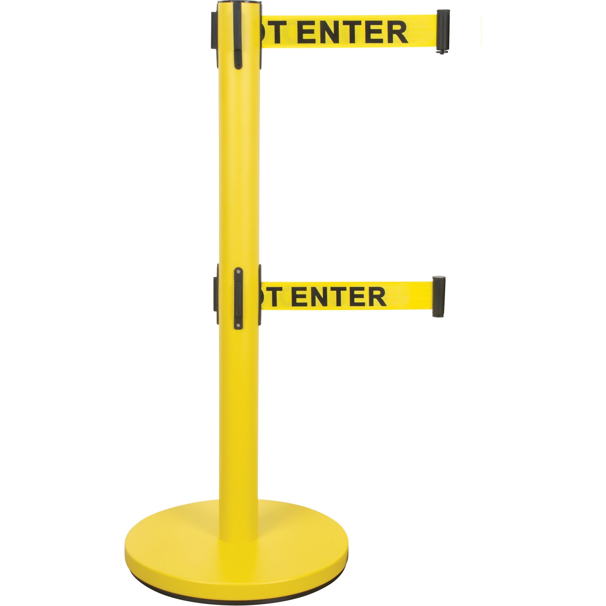 Dual Belt Crowd Control Barrier, Steel, 35
