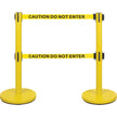 Dual Belt Crowd Control Barrier, Steel, 35