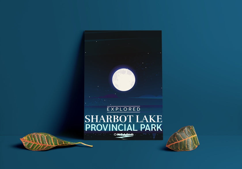 Sharbot Lake Provincial Park 'Explored' Poster, Canada Parks