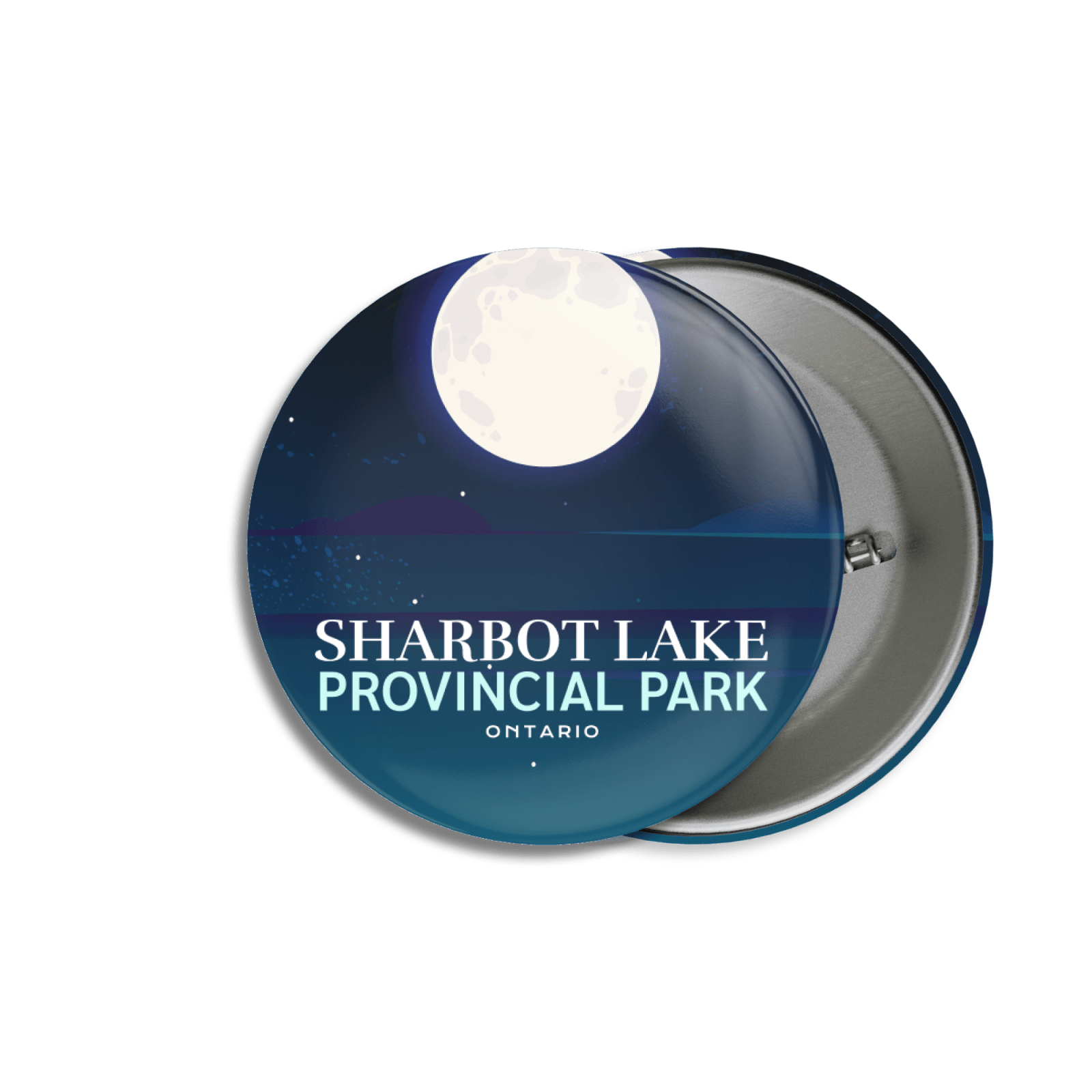 Sharbot Lake Provincial Park of Ontario Pinback Button, Canada Parks
