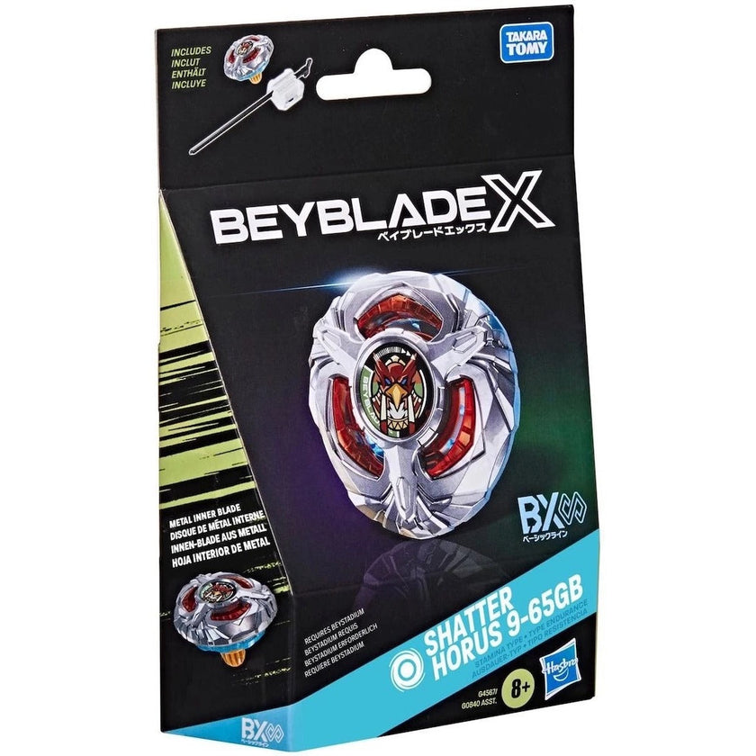 [PREORDER] (Hasbro) Beyblade X - Starter Pack Shatter Horus 9-65GB - TBD