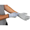 Gants de protection anti-coupures extensibles et respectueux de l'environnement, taille 10, 13 fils, revêtement en polyuréthane, coque en HPPE/RPET, ASTM ANSI niveau A2.