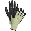 Eco-Friendly Seamless Cut-Resistant Gloves, Size 7, 13 Gauge, Polyurethane Coated, HPPE/RPET Shell, ASTM ANSI Level A4