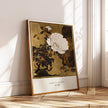 Shibata Zeshin Peonies Print: Vintage Japanese Woodblock Art
