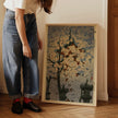 Shiro Kasamatsu Cherry Blossom Print: Vintage Japanese Woodblock Art