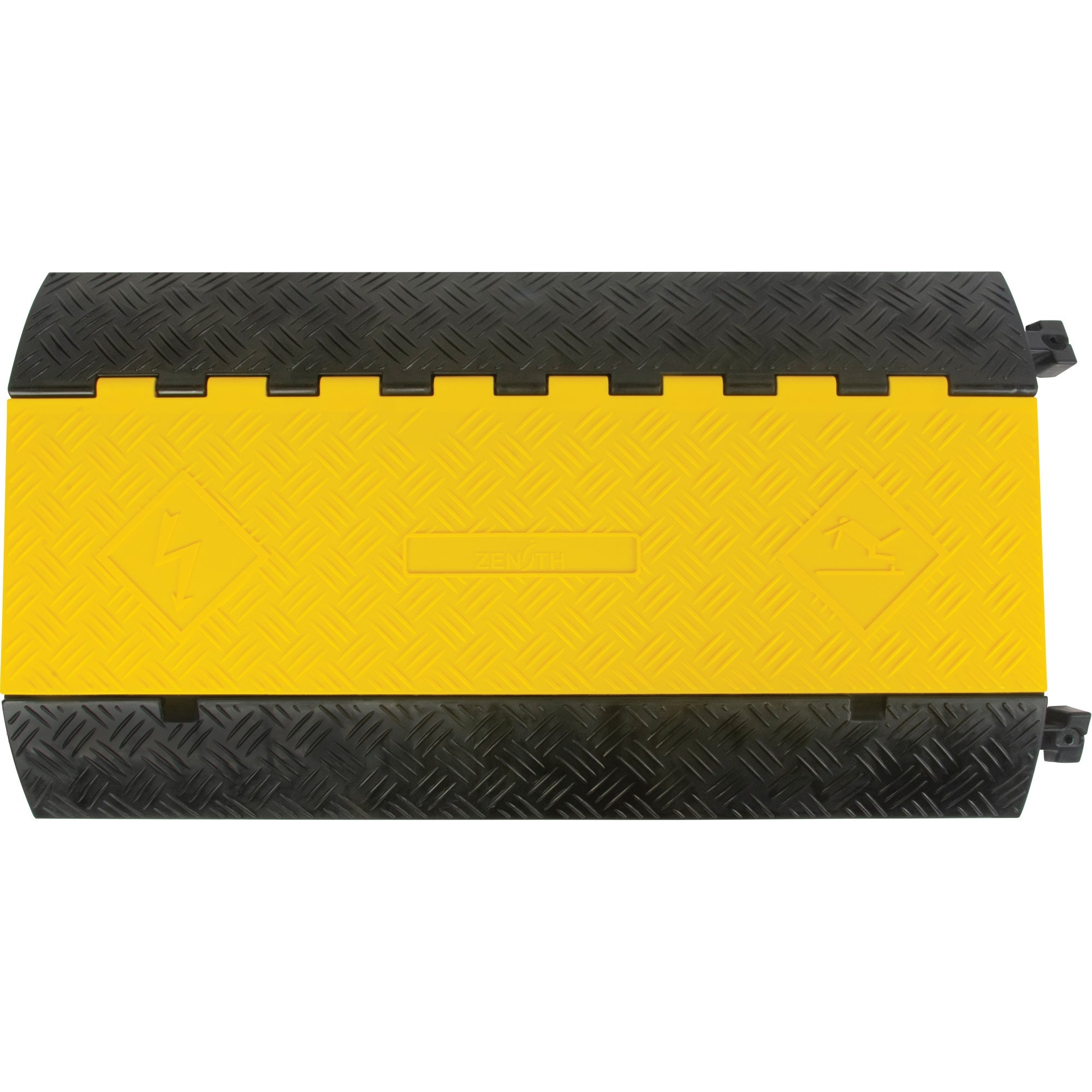 Protecteur de câble en polyuréthane, 3 canaux, 90 cm L x 50 cm l x 7,6 cm H