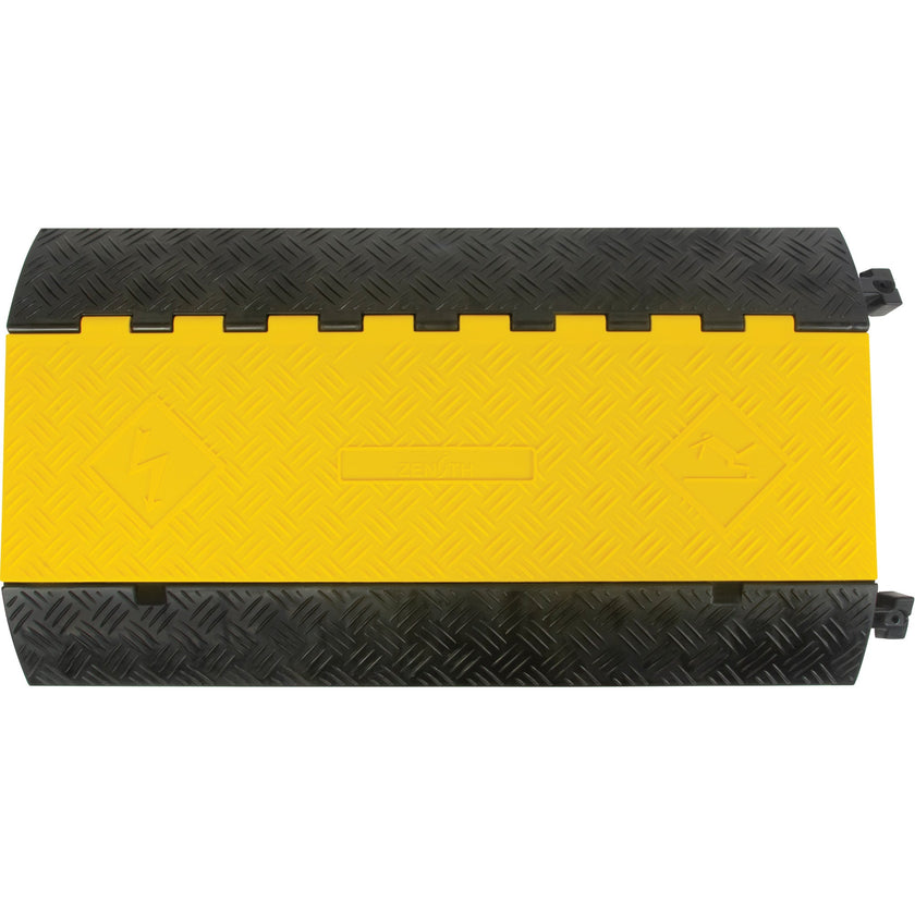 Protecteur de câble en polyuréthane, 3 canaux, 90 cm L x 50 cm l x 7,6 cm H