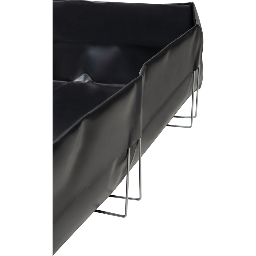 Wire Bracket Berm, 748 US gal. Capacity, 10' W x 10' L x 12
