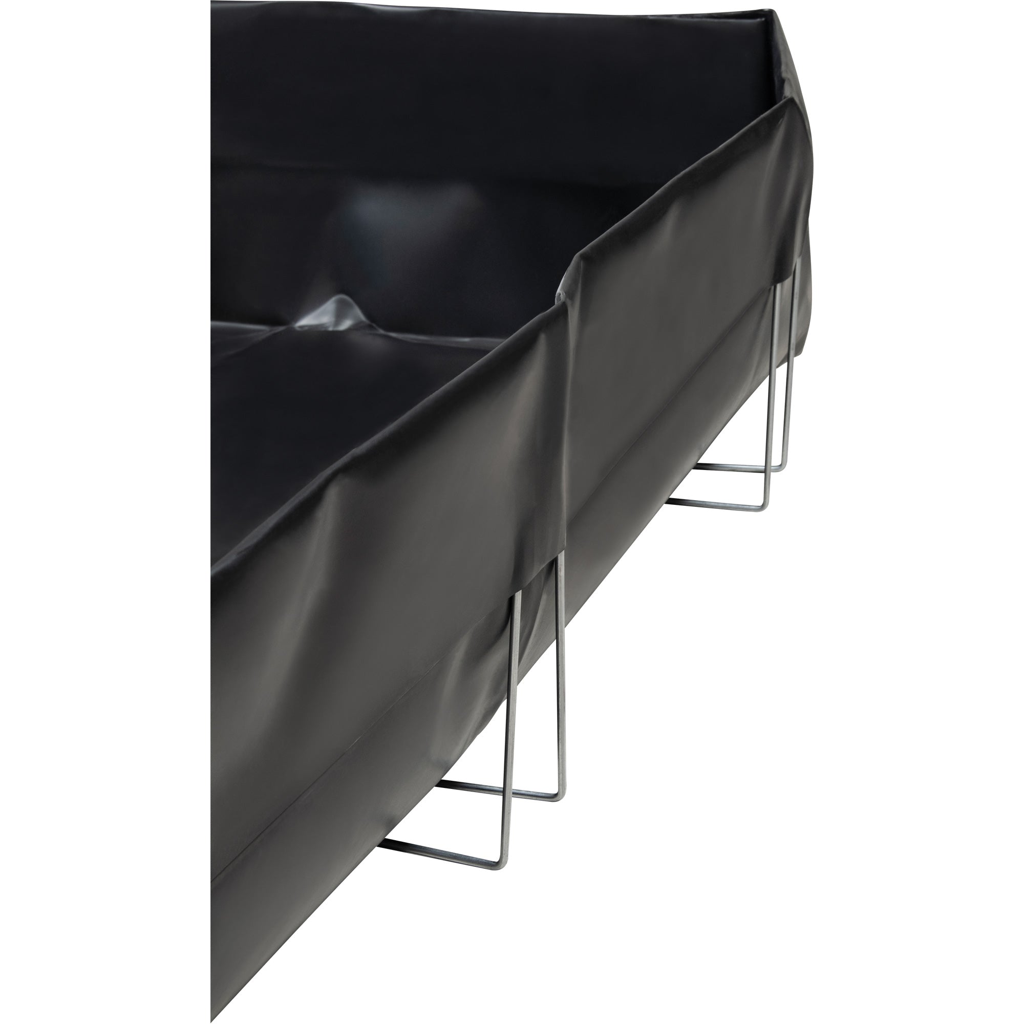 Wire Bracket Berm, 268 US gal. Capacity, 6' W x 8' L x 12