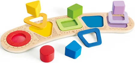 Hape - FF-COLOUR & SHAPE SORTING PUZZLE