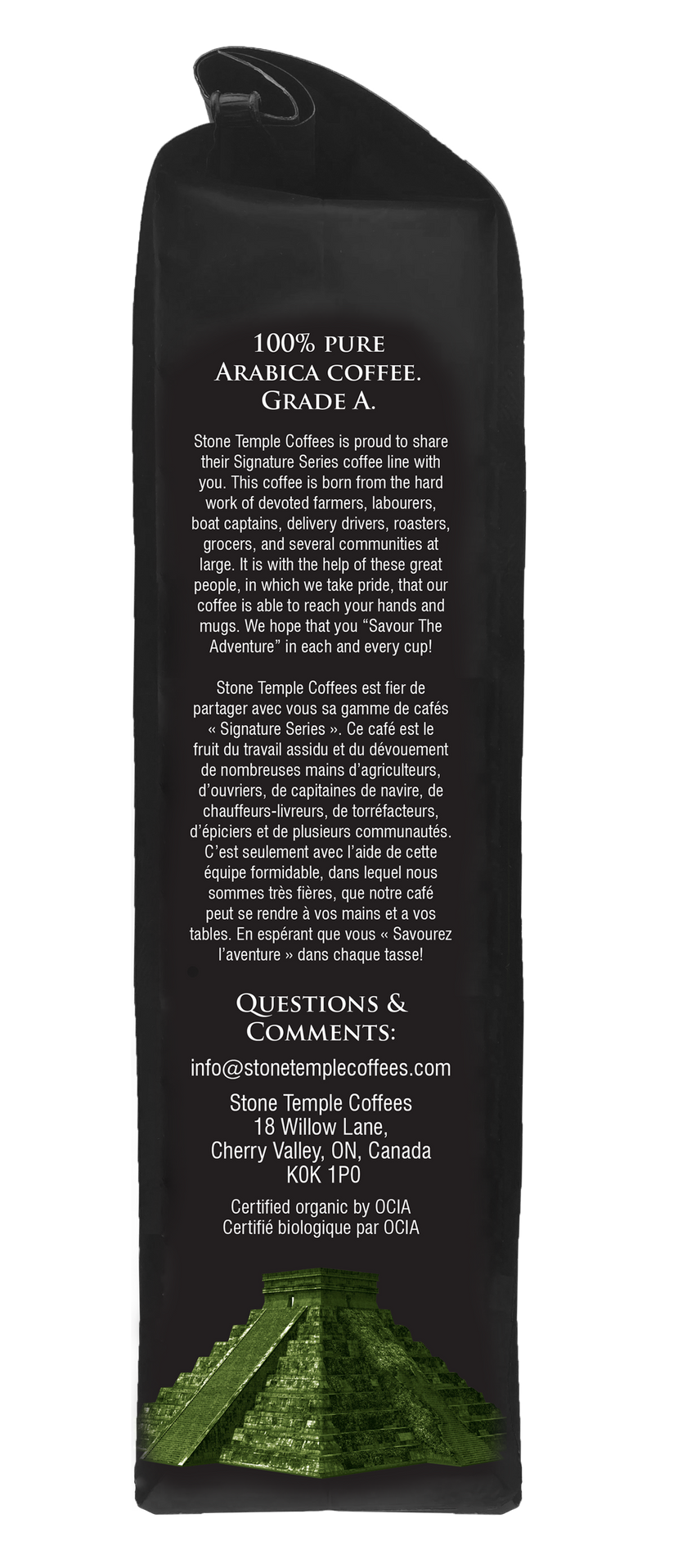 Honduran House Roast - Ground, Medium Roast, Certified Organic OCIA/ Fairtade Coffee 1lb/454g