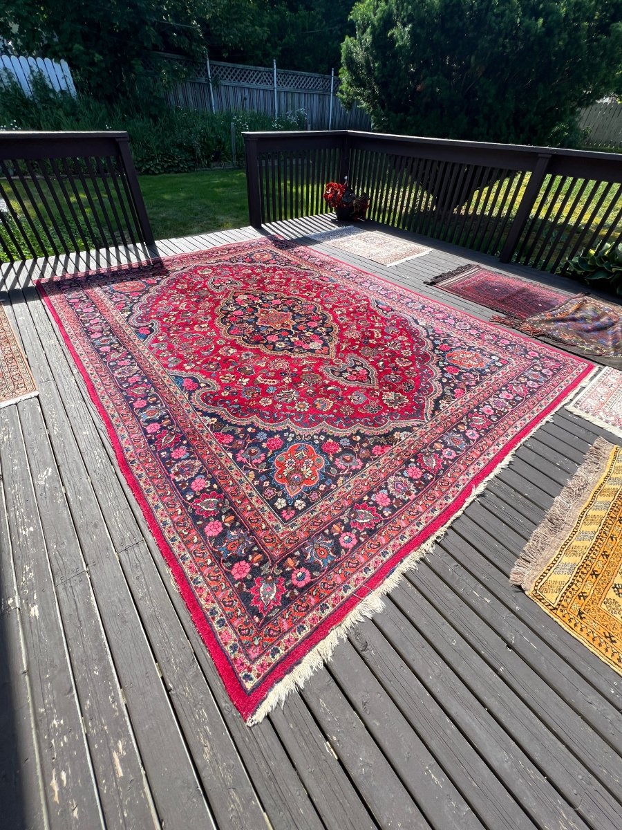 Signed Persian Mashad Rug | 8' 3