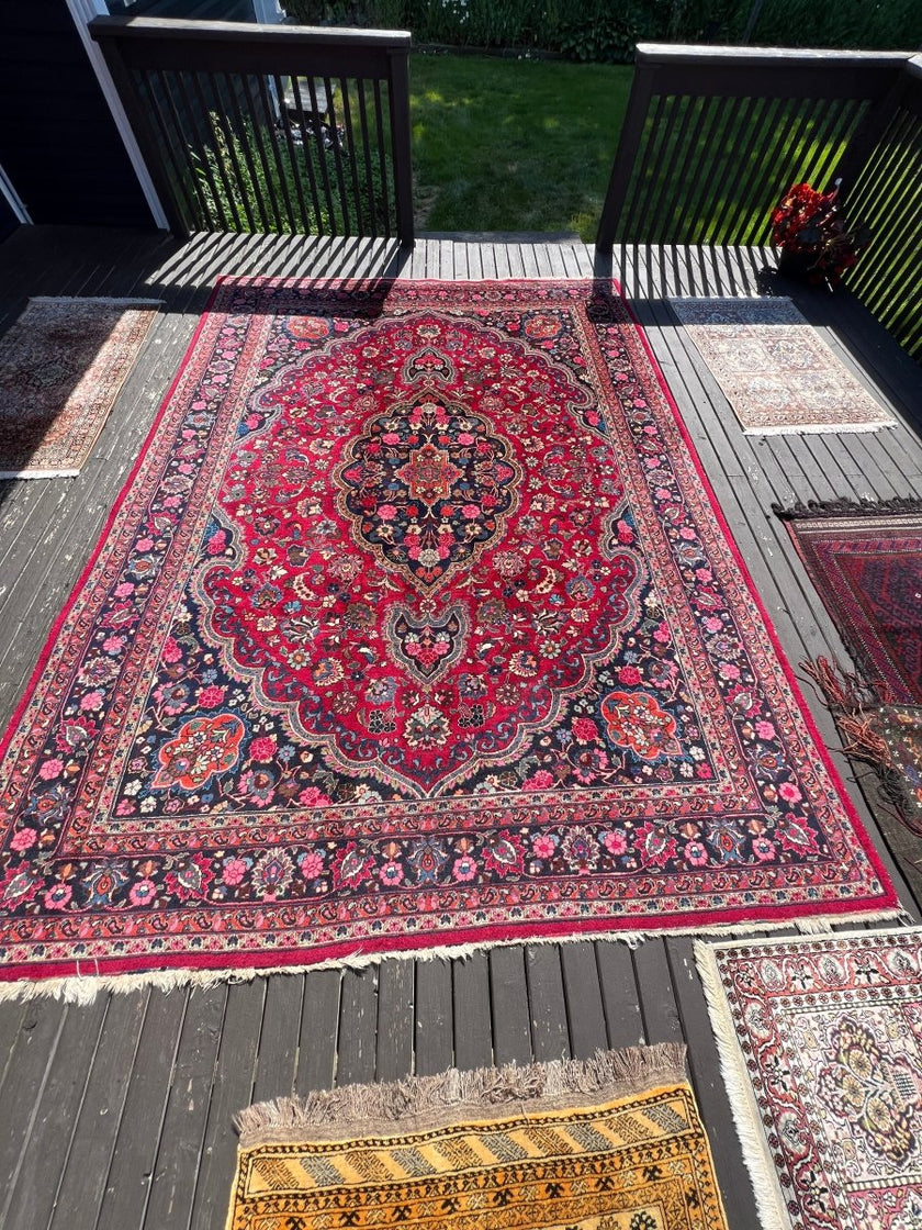 Signed Persian Mashad Rug | 8' 3