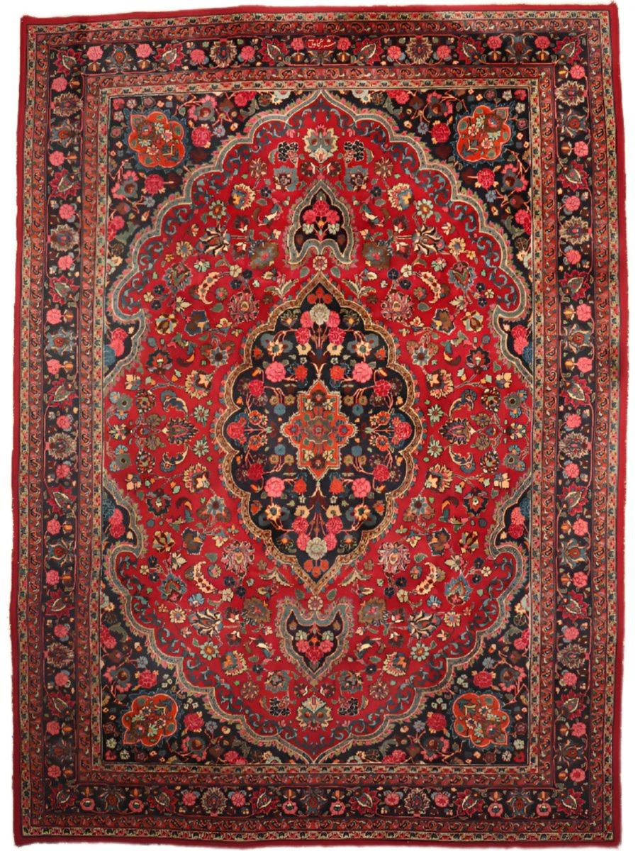 Signed Persian Mashad Rug | 8' 3