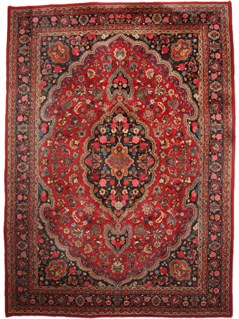 Signed Persian Mashad Rug | 8' 3