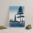 Silent Lake Provincial Park 'Explored' Poster, Canada Parks