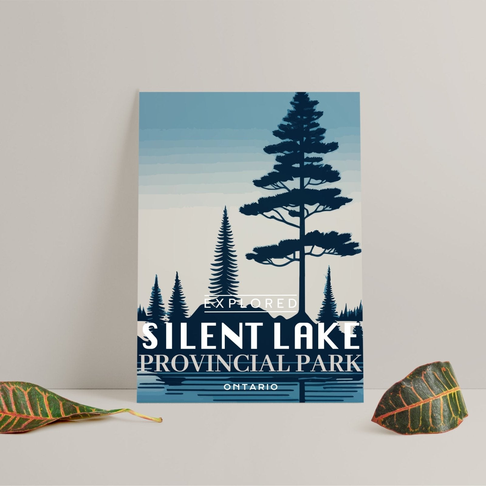 Silent Lake Provincial Park 'Explored' Poster, Canada Parks