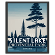 Silent Lake Provincial Park 'Explored' Poster, Canada Parks