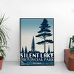 Silent Lake Provincial Park 'Explored' Poster, Canada Parks