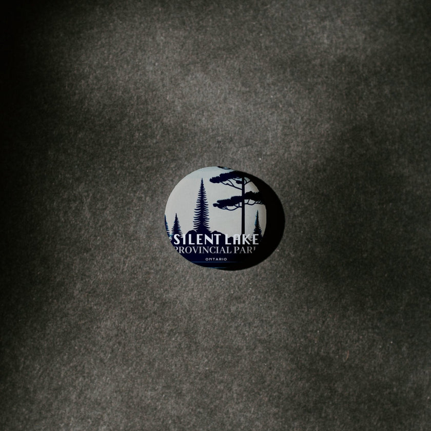 Silent Lake Provincial Park of Ontario Pinback Button, Canada Parks
