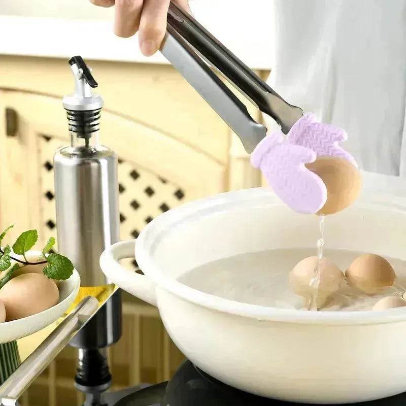 Silicone BBQ Clamp Cute Palm High Temperature Resistance