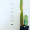 Silver Moon Phase Wall Hanging
