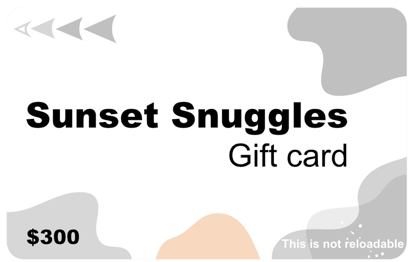 Sunset Snuggles Gift cards
