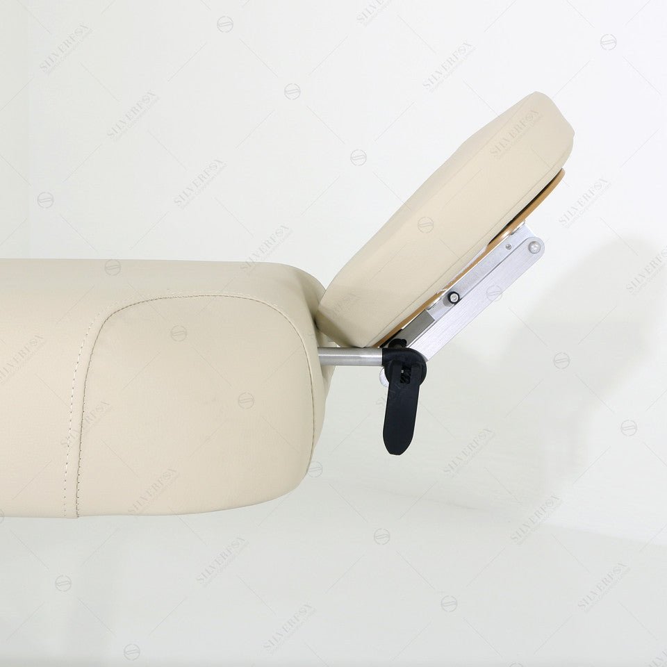 SilverFox 3 motors 4 Section Electric Massage Table 2274B with Hand Controller Cream / Black