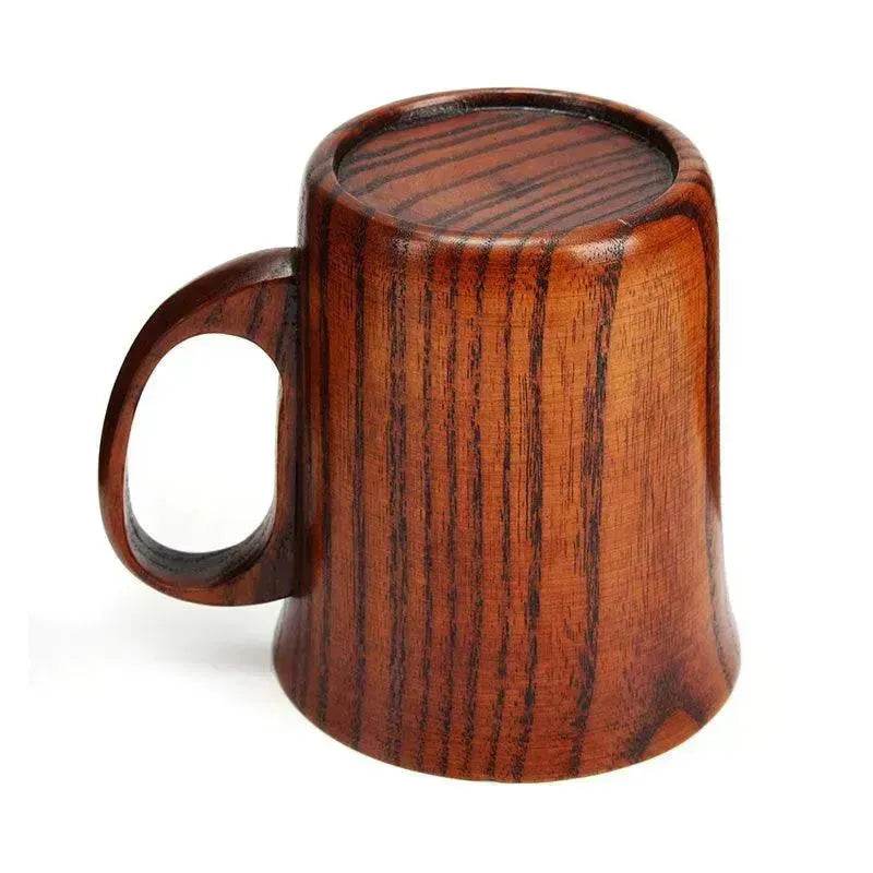 Simple Literary Retro Japanese Style Wooden  Handcrafted Mug