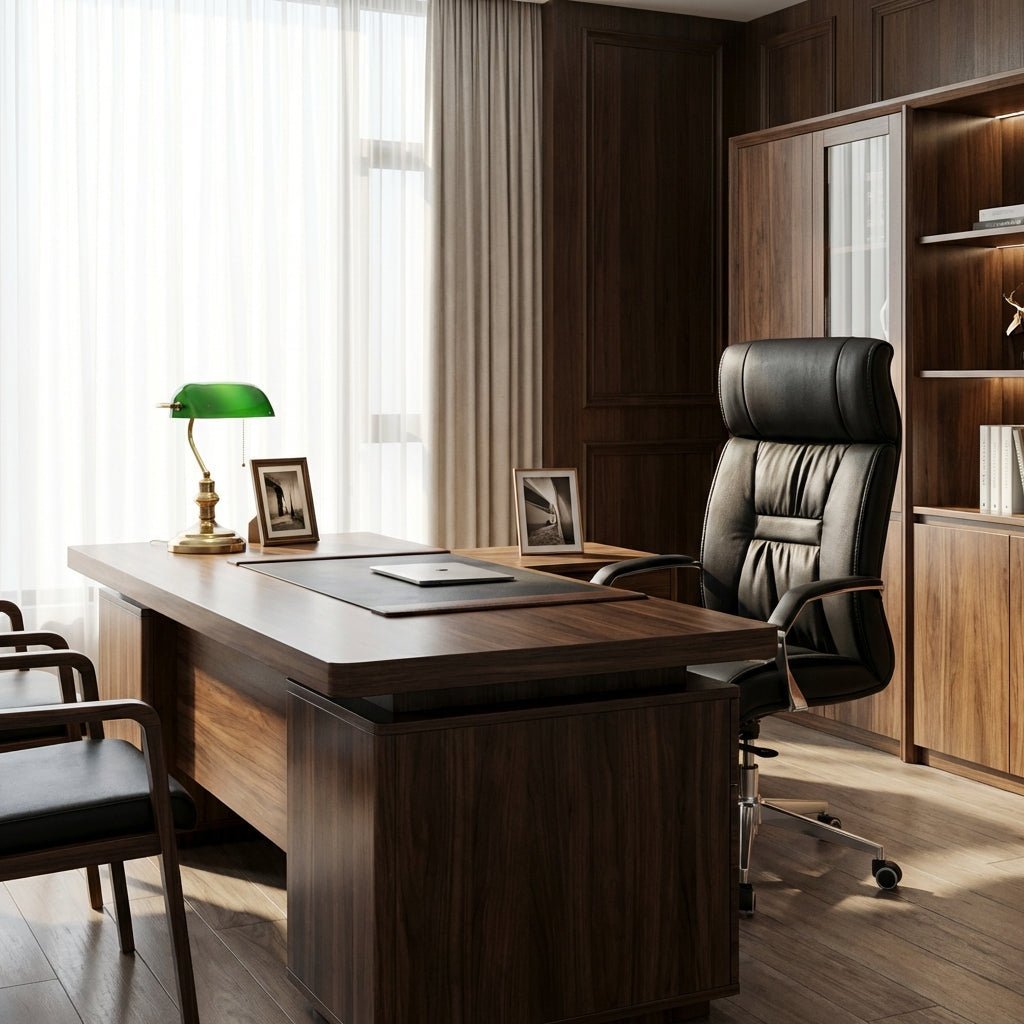 Sintra Full-Grain Leather Office Chair