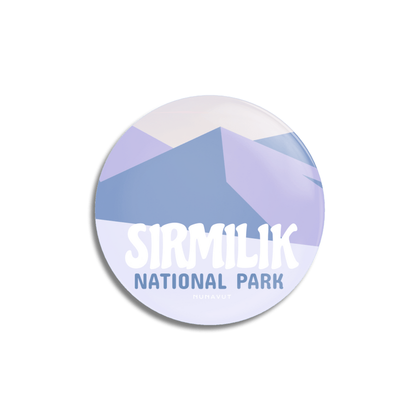 Sirmilik National Park of Canada Pinback Button, Canada Parks
