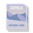 Sirmilik National Park of Canada Waterproof Vinyl Sticker, Canada Parks
