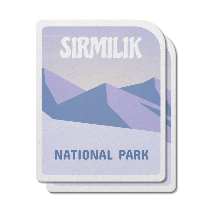 Sirmilik National Park of Canada Waterproof Vinyl Sticker, Canada Parks
