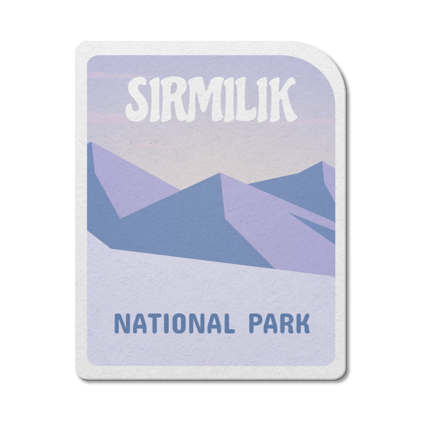 Sirmilik National Park of Canada Waterproof Vinyl Sticker, Canada Parks
