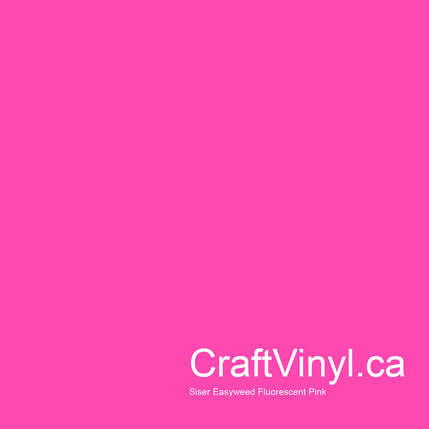 Siser Fluorescent Pink Easyweed 12