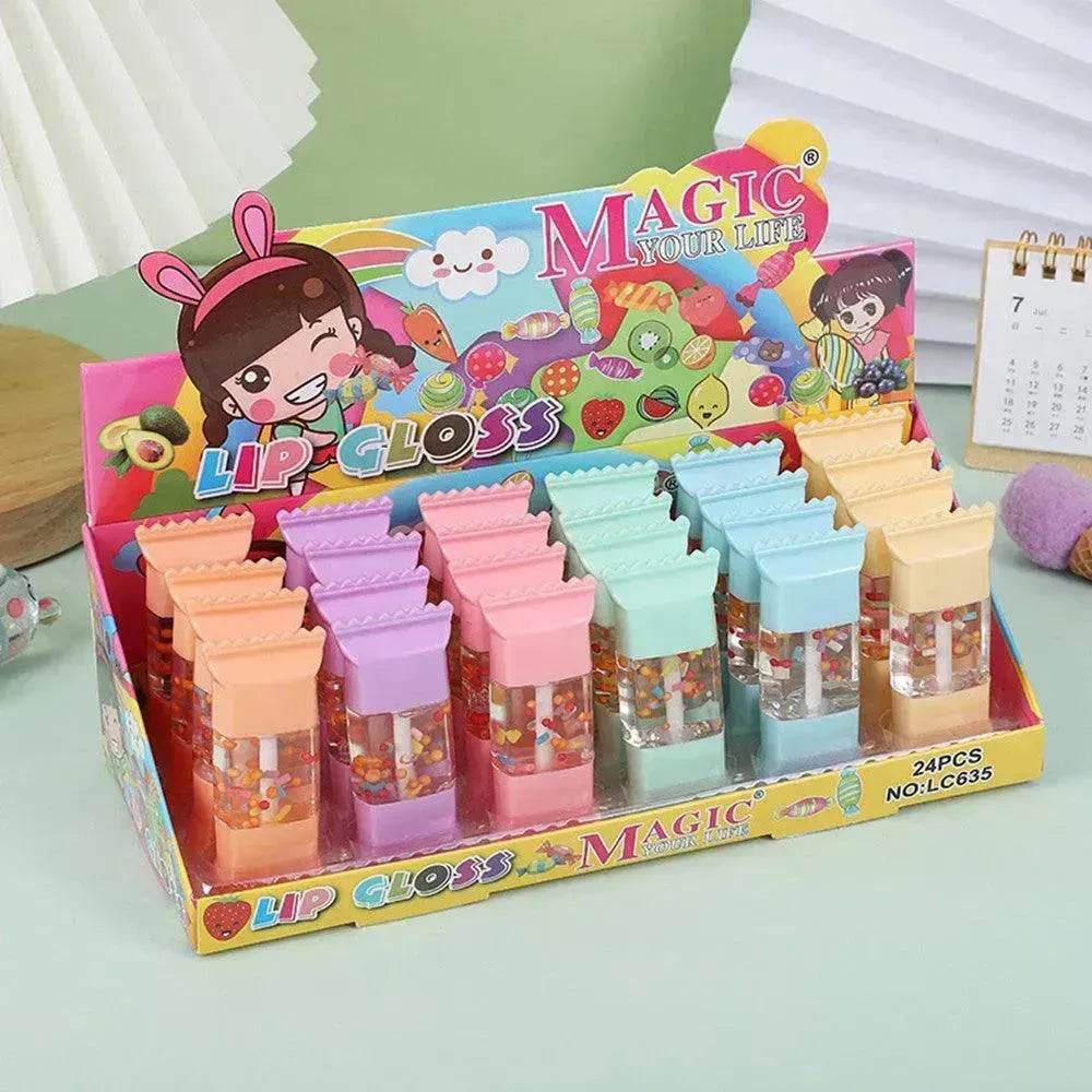 Six Color Fruit Candy Transparent Moisturizing Lip Oil